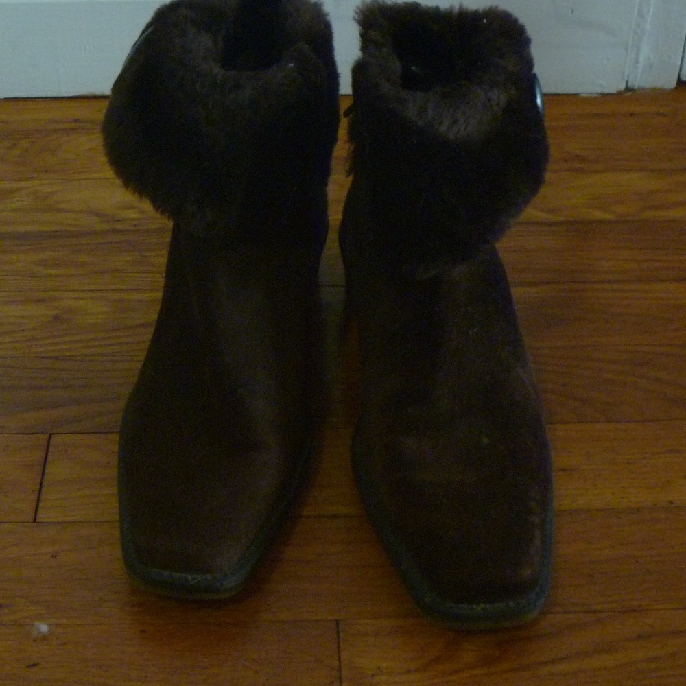 Stuart Weitzman Brown Suede Ankle Boots